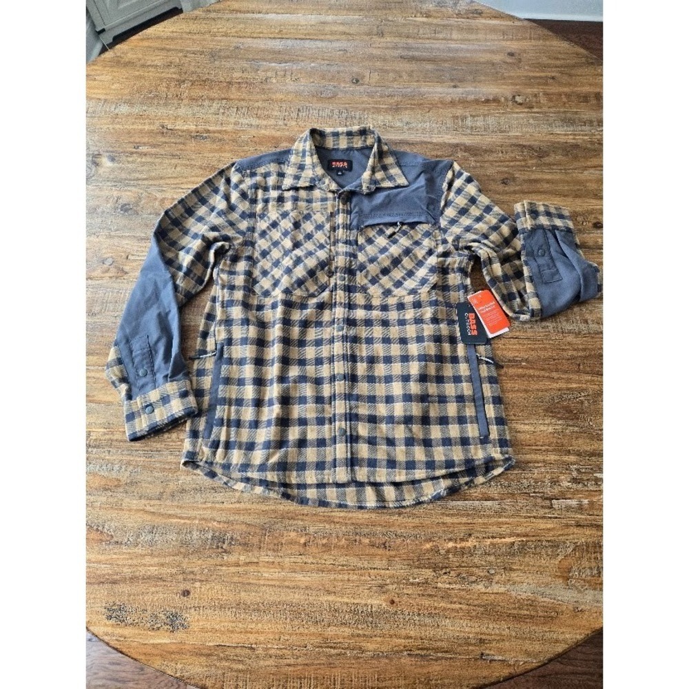 Bass Outdoor Men's Heavy Weight Snap Front Shacket New with tags Size S